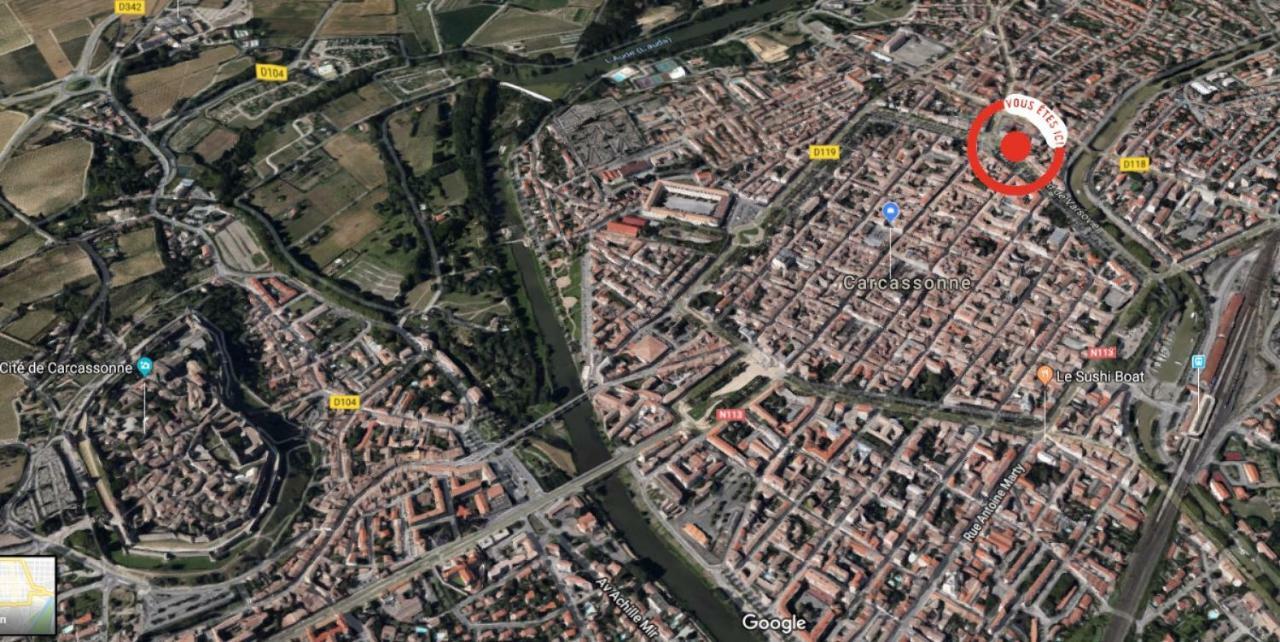 Carcassonne Centre Avec Balcon Et Parking Apartment ภายนอก รูปภาพ